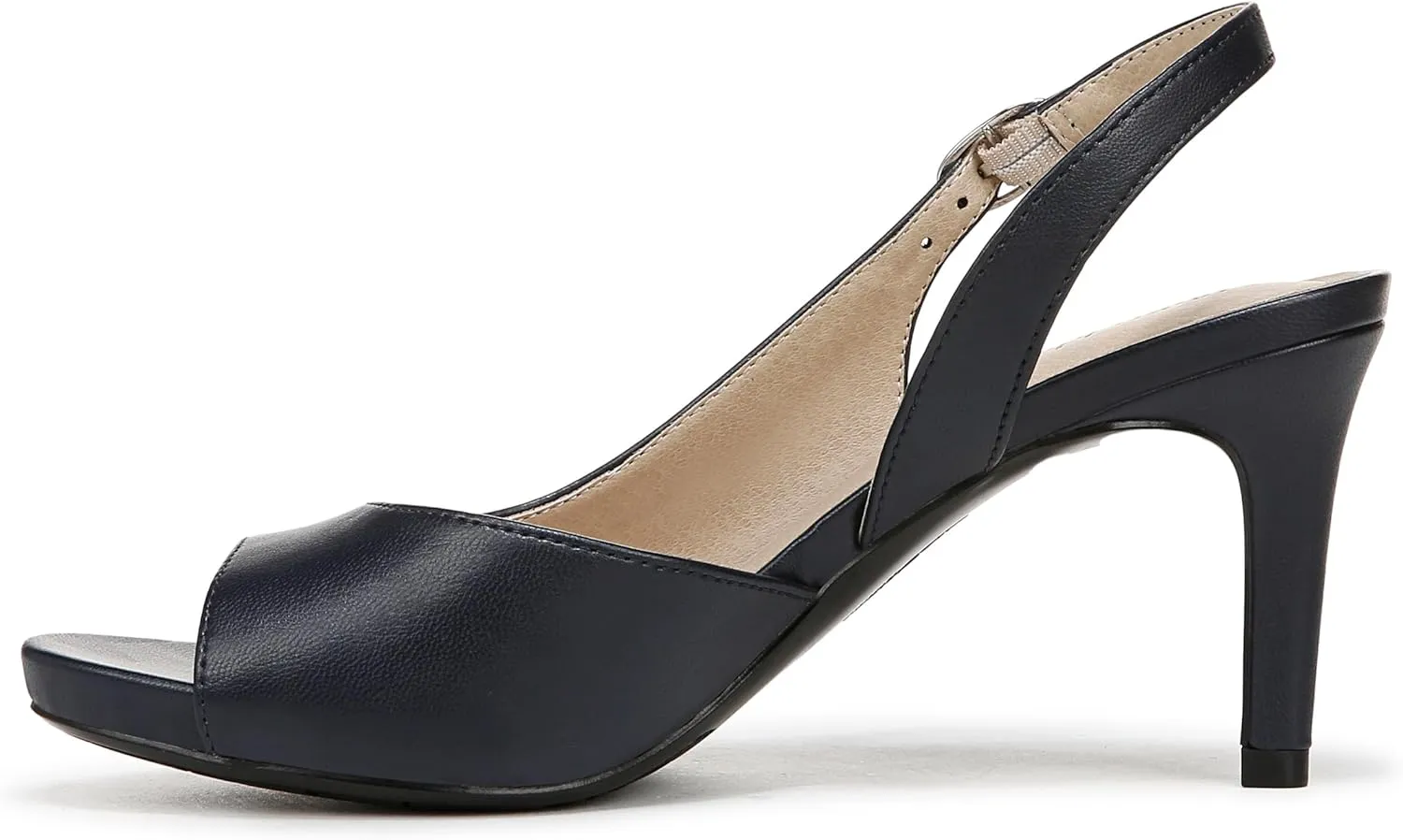 Lifestride Women's Teller 2 Slingback Peep Toe Pump