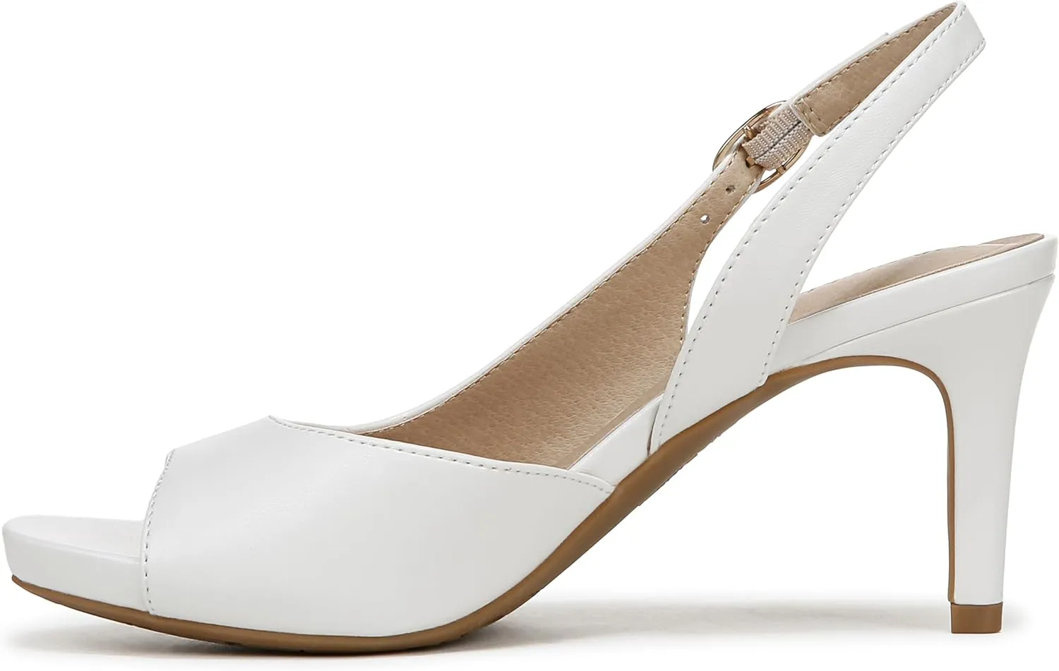 Lifestride Women's Teller 2 Slingback Peep Toe Pump