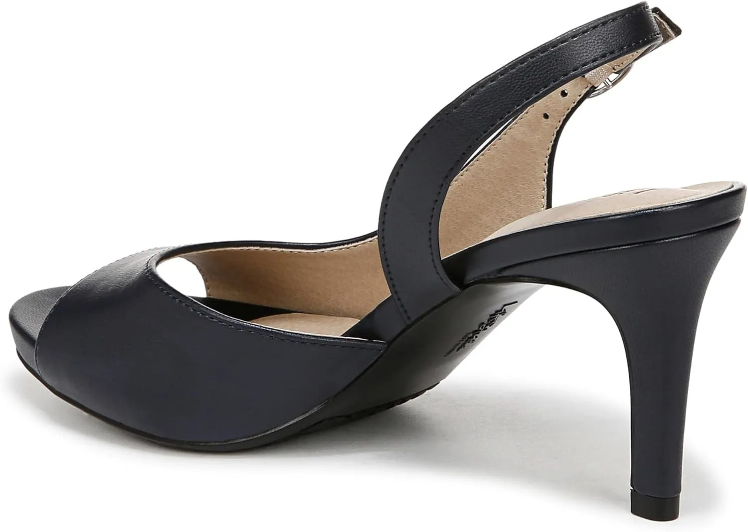Lifestride Women's Teller 2 Slingback Peep Toe Pump