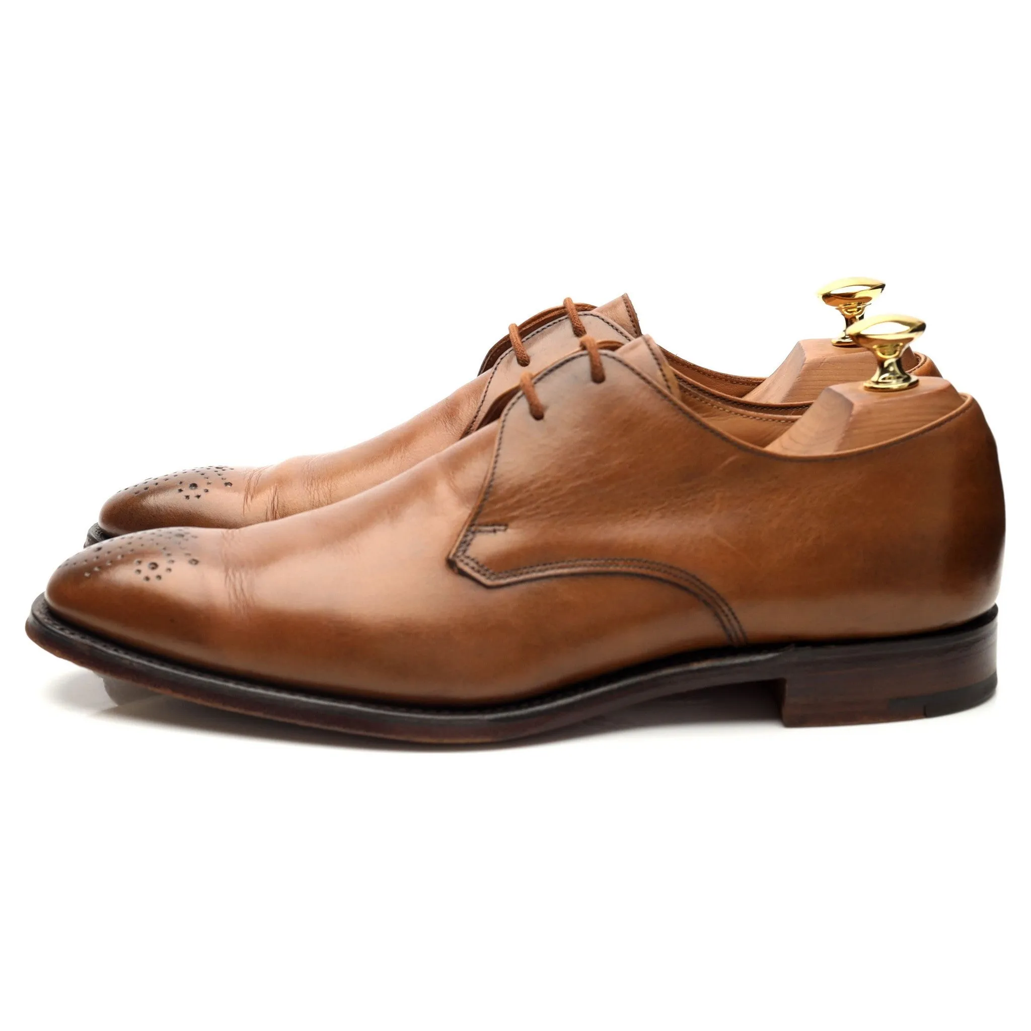 'Liverpool' Brown Leather Derby UK 6.5 F