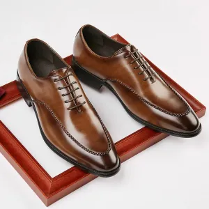 Luciano Couture Braided Derby Shoes