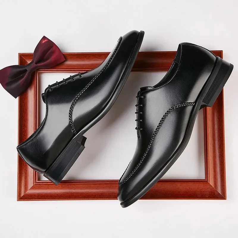 Luciano Couture Braided Derby Shoes