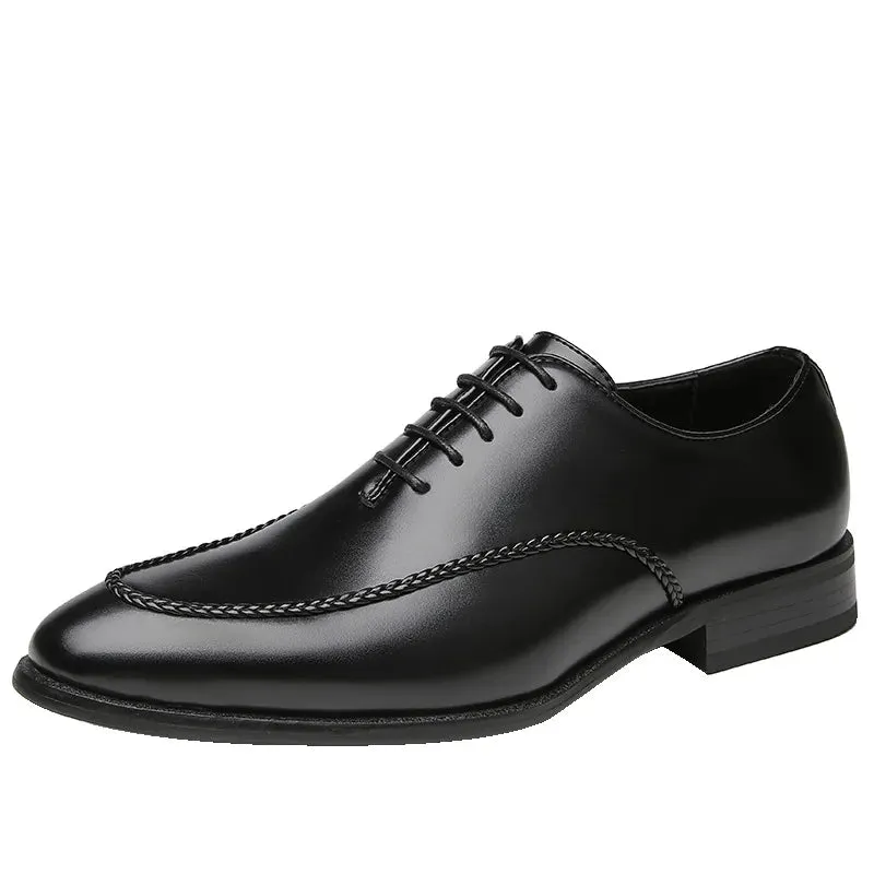 Luciano Couture Braided Derby Shoes