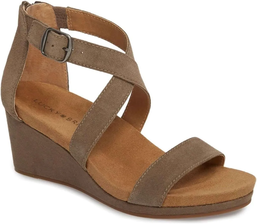 Lucky Brand Women's Kenadee Wedge Sandal