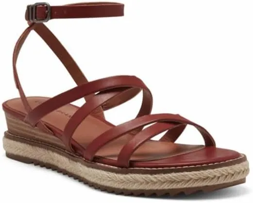 Lucky Brand Women's Nemelli Strappy Wedge Sandal Platform
