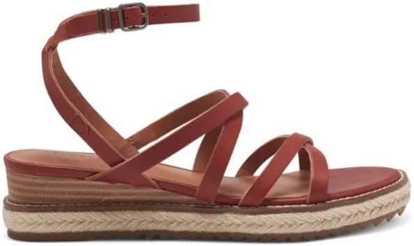 Lucky Brand Women's Nemelli Strappy Wedge Sandal Platform