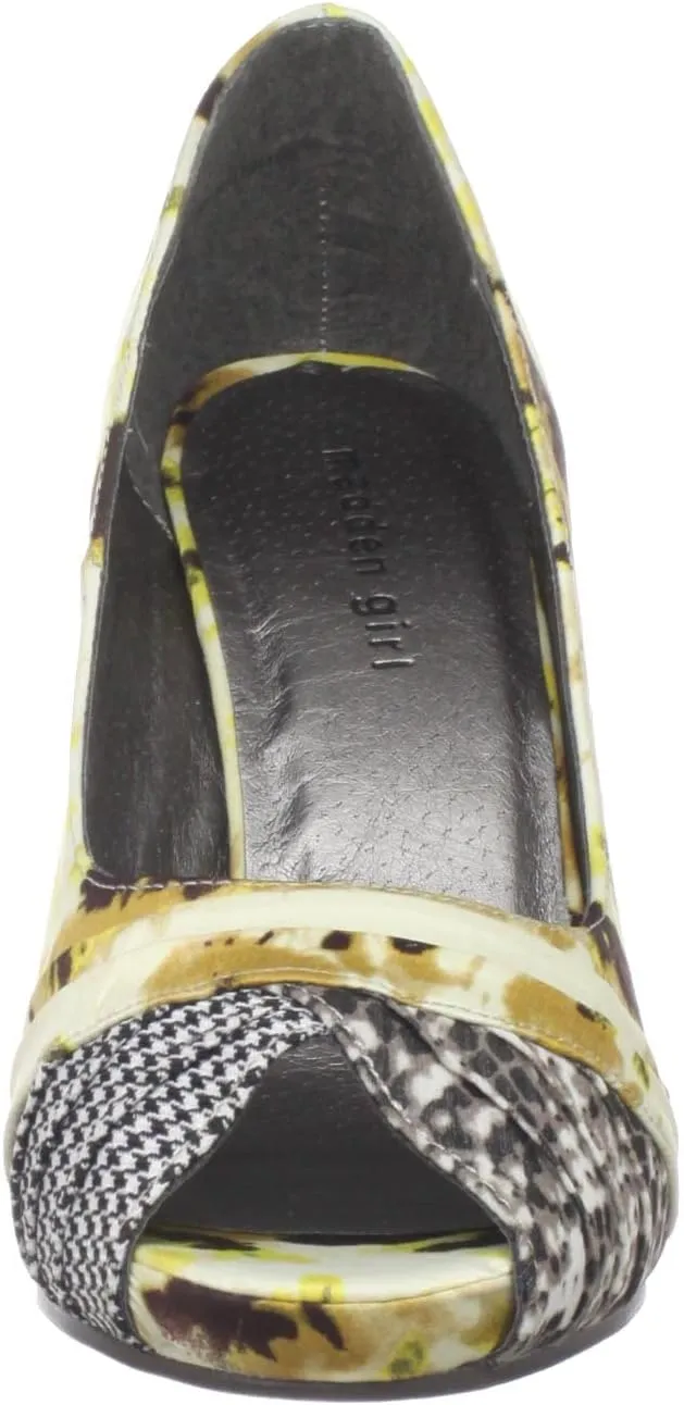 Madden Girl Women's Kandora Open-Toe Pump