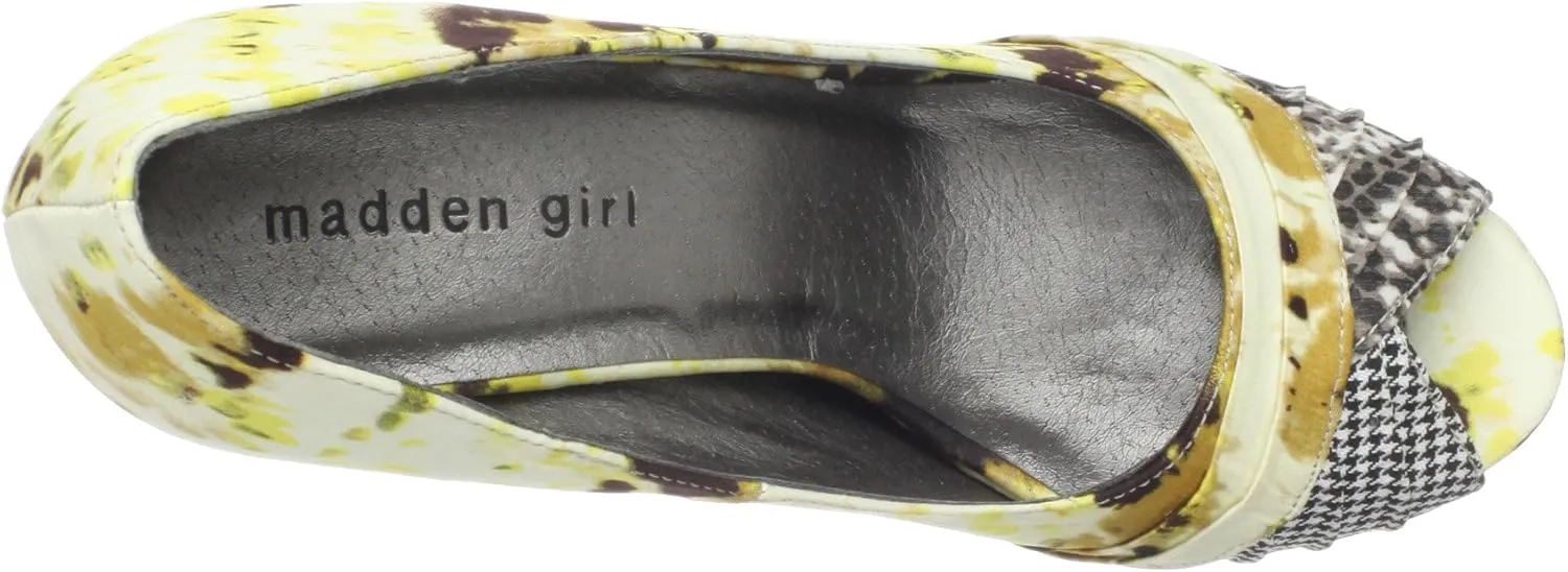 Madden Girl Women's Kandora Open-Toe Pump