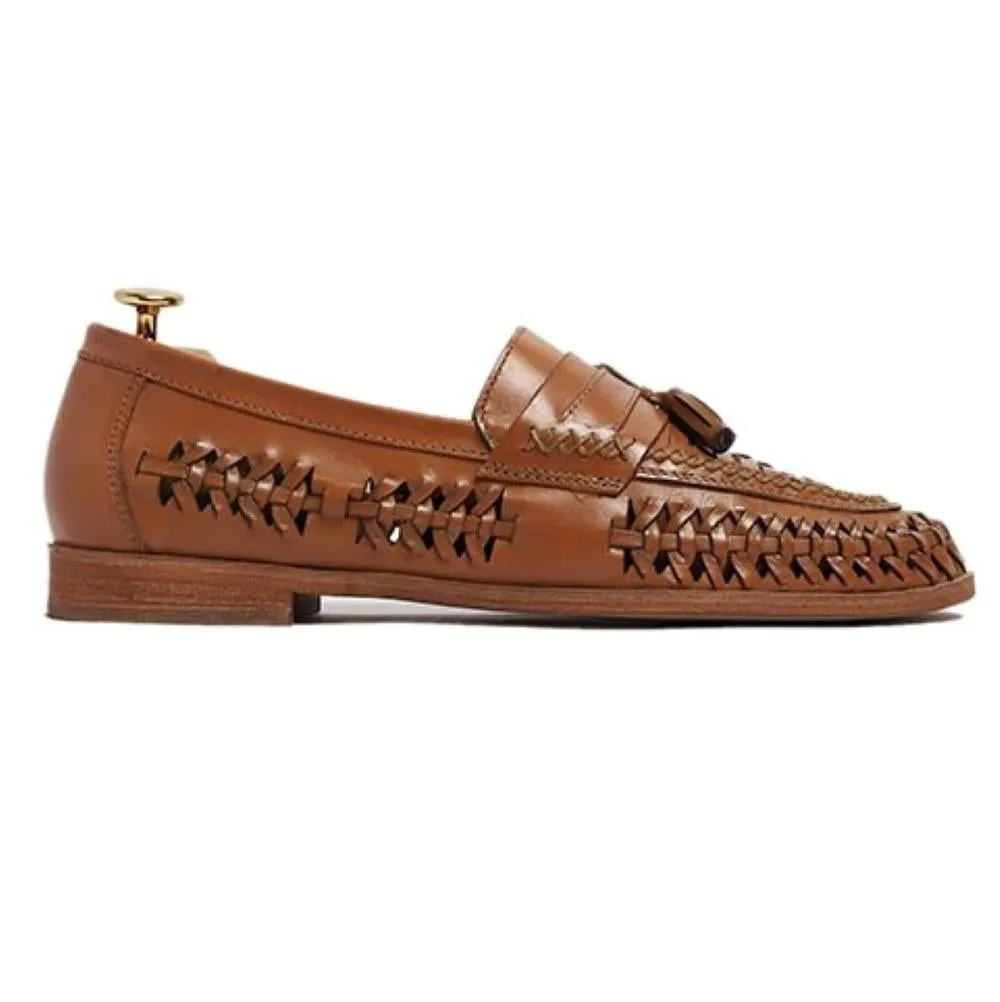 Mario Morato Hand Woven Tassel Loafers for men