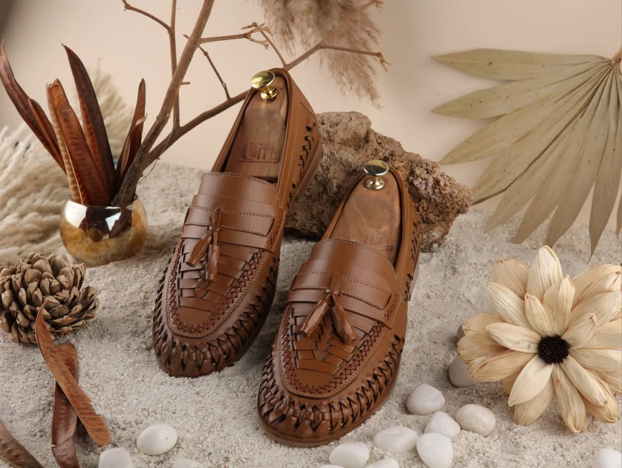 Mario Morato Hand Woven Tassel Loafers for men