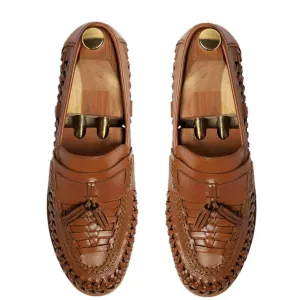 Mario Morato Hand Woven Tassel Loafers for men