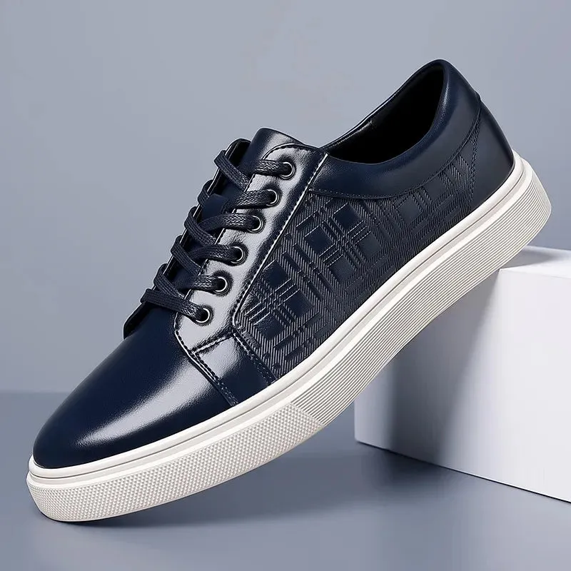 Massimo Patent Leather Sneakers