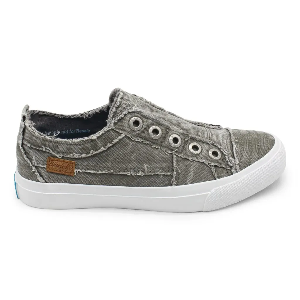 Masterful craftsmanship 16 Sneaker Smoked Malibu Sage Positive feedback On Oz Slip Play Blowfish Comfort Desert Canvas