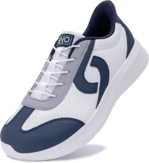 MEHOTO Mens Wide Toe Box Shoes Walking Arch Support Sneakers Comfortable Tennis Slip On Casual Shoes for Swelling Bunion Plantar Fasciitis US 7-12