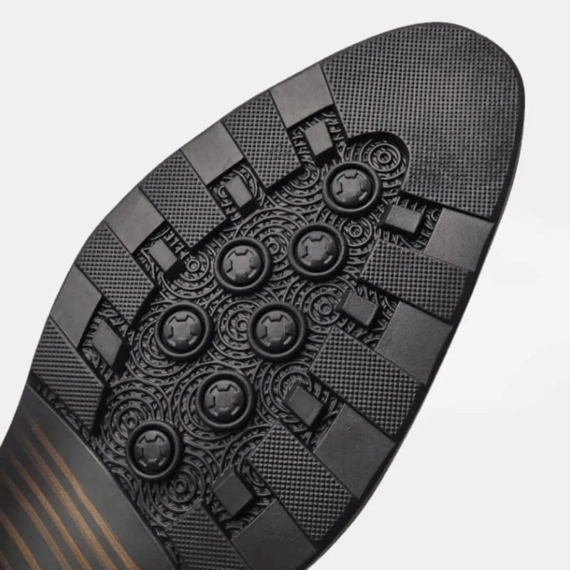 Men's Breathable Leather Wingtip Brogue Oxford Men's Alligator Crocodile Print Oxfords Fashion Lace Up Dress Shoes