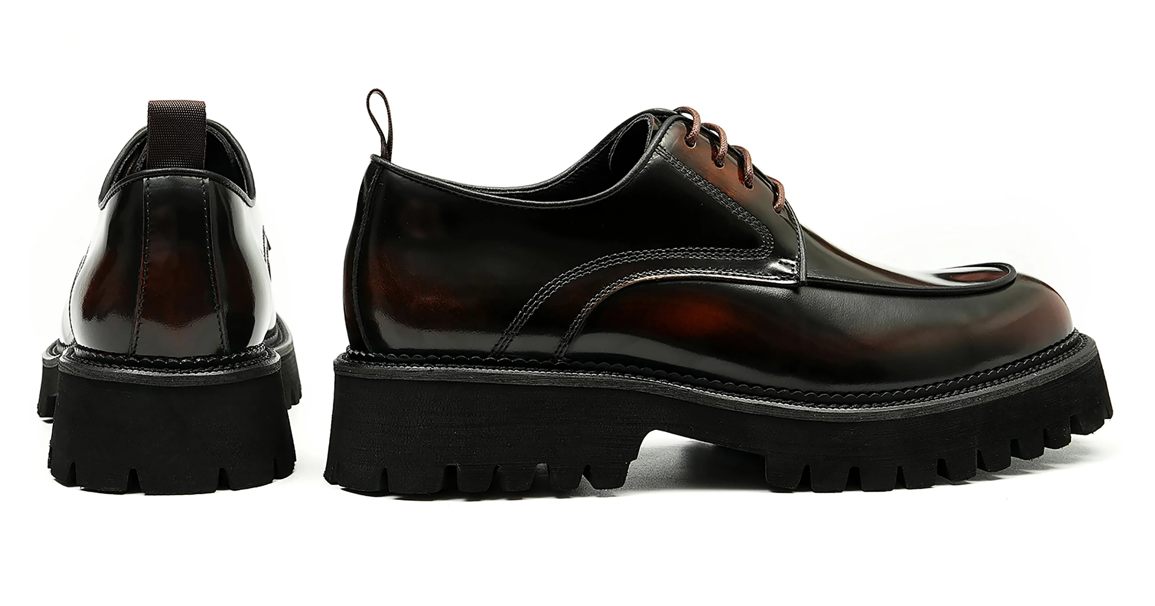 Men's Classic Dress Patent Leather Derby