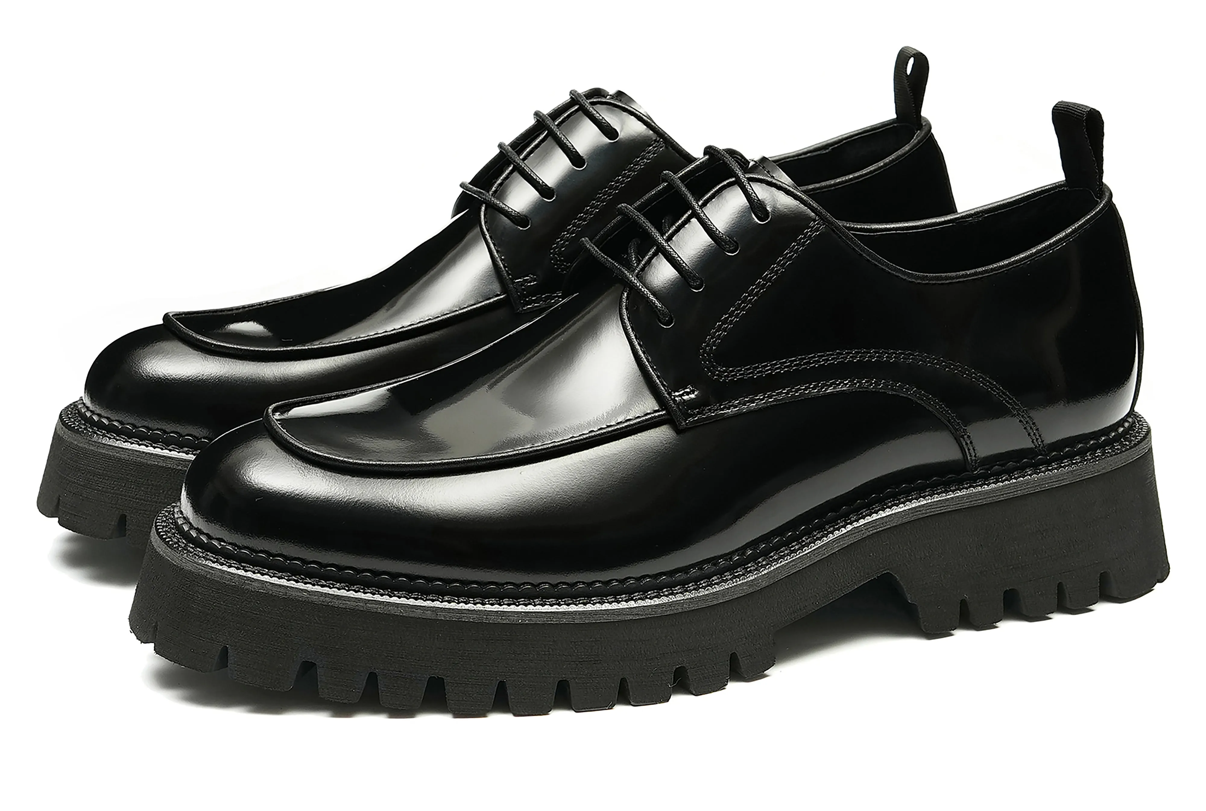 Men's Classic Dress Patent Leather Derby