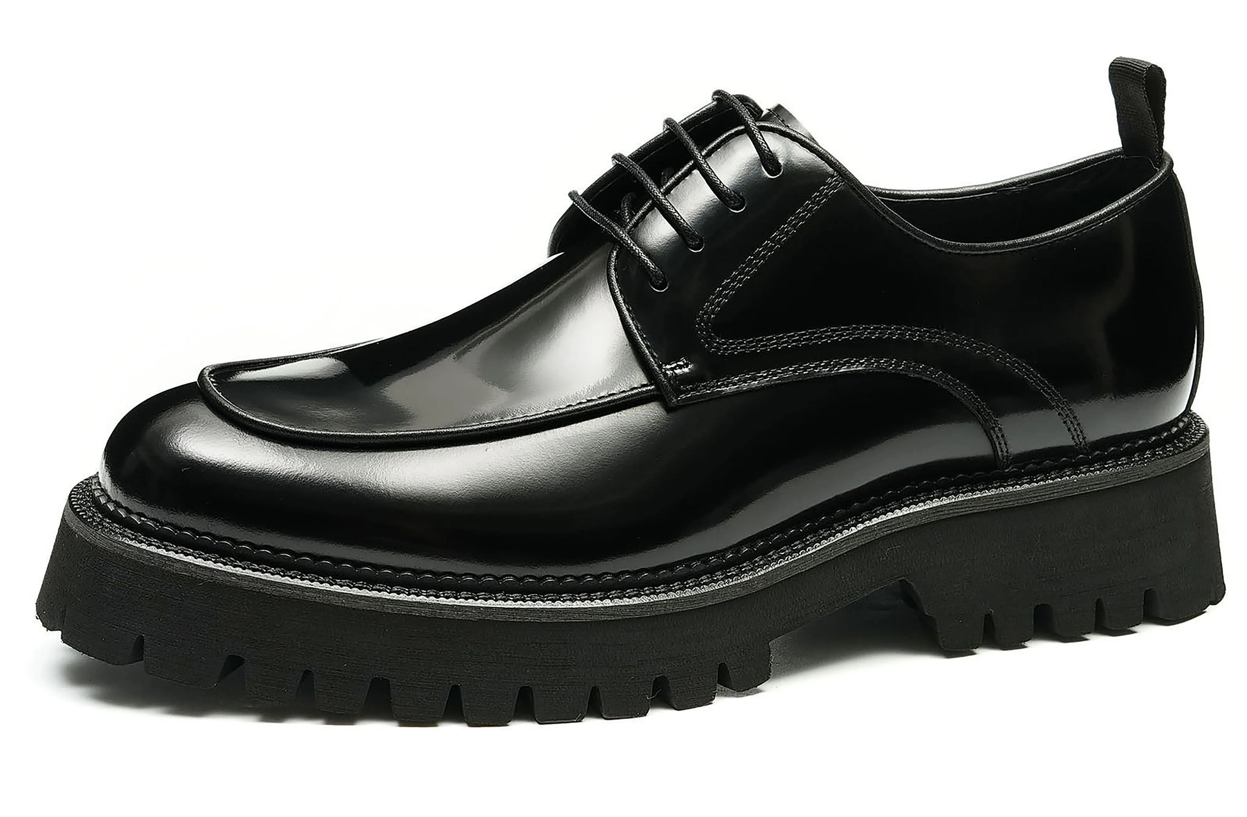 Men's Classic Dress Patent Leather Derby