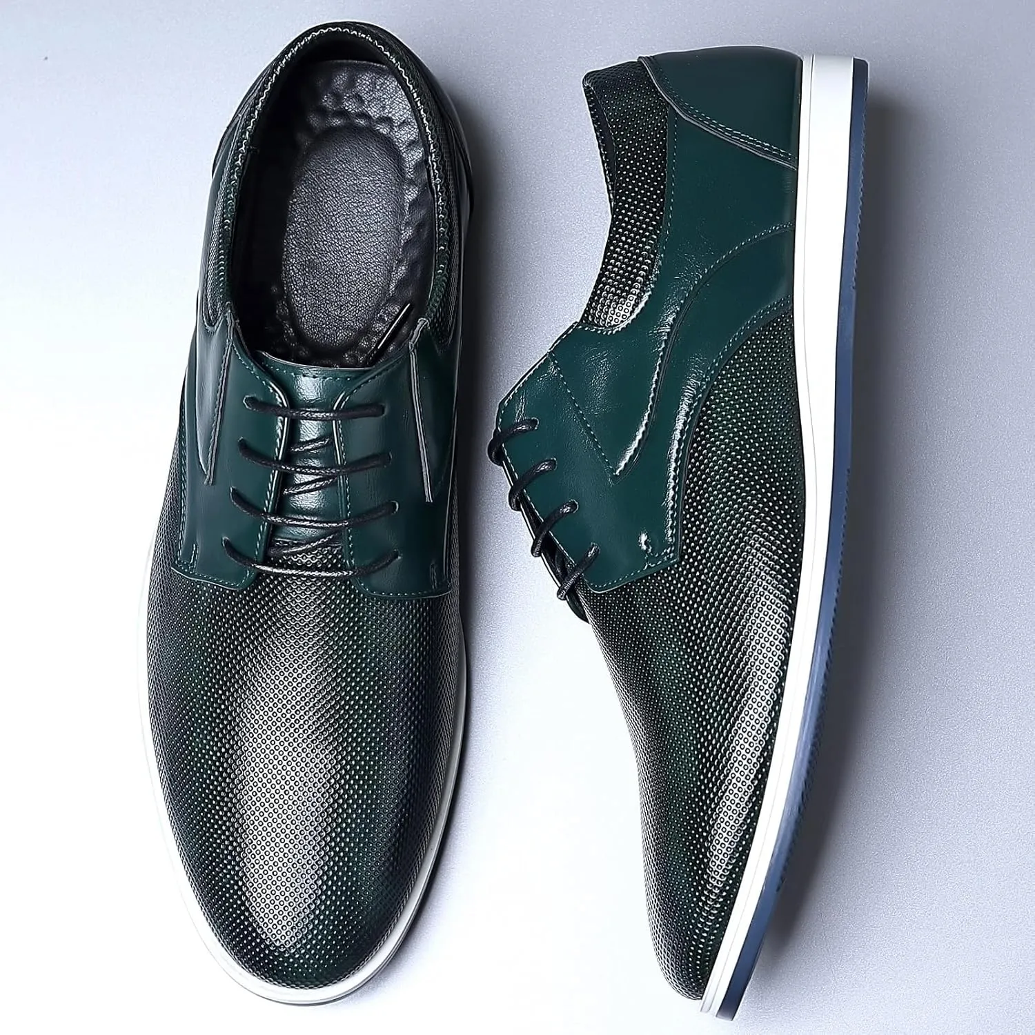 Men's Fashion Casual Oxford Shoes Lace-up Formal Sneakers