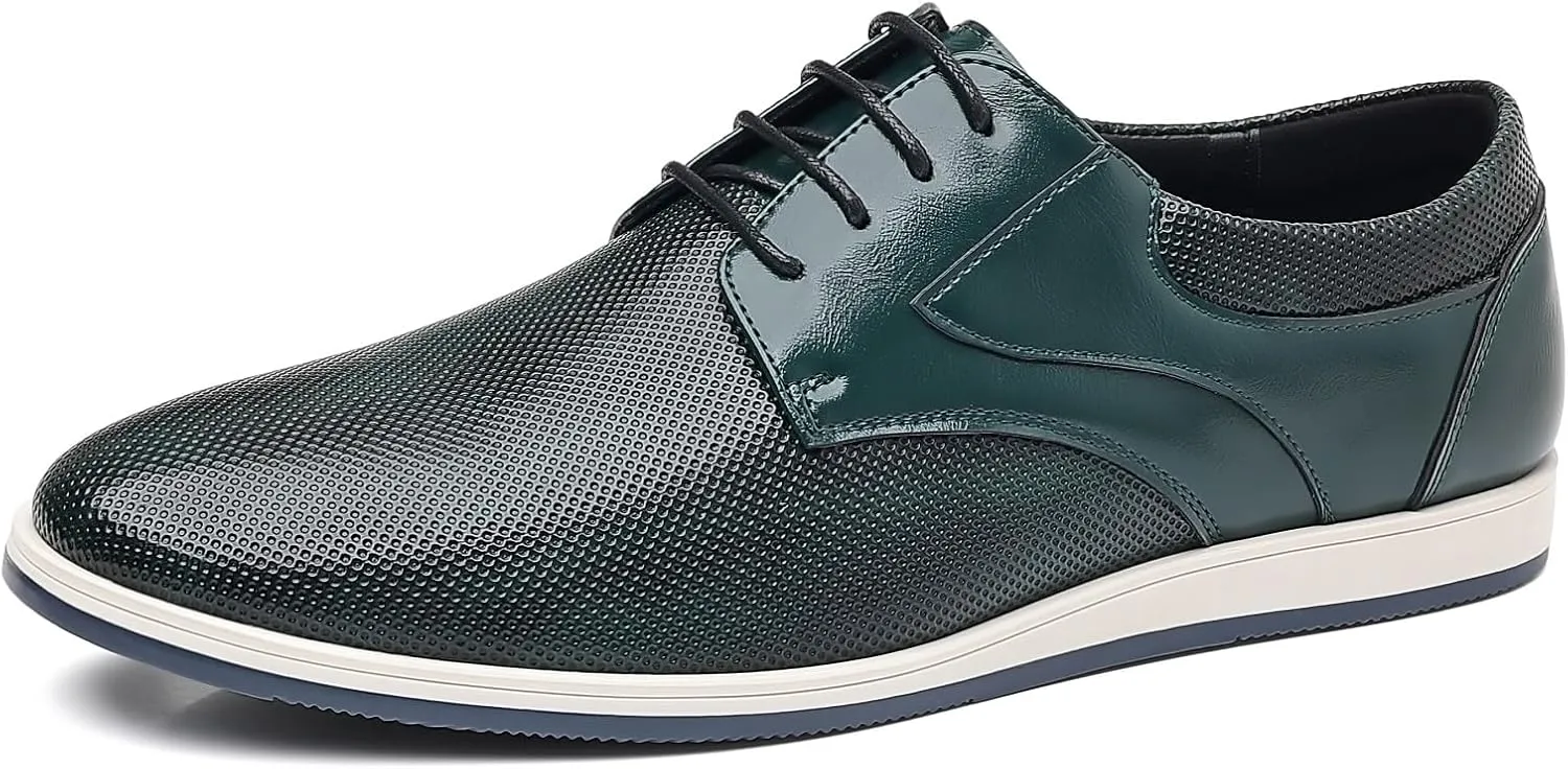 Men's Fashion Casual Oxford Shoes Lace-up Formal Sneakers