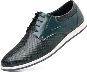 Men's Fashion Casual Oxford Shoes Lace-up Formal Sneakers