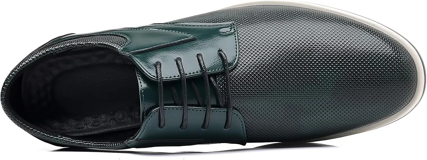Men's Fashion Casual Oxford Shoes Lace-up Formal Sneakers