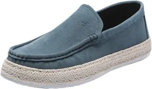 Men's Loafers Round Toe Platform Height-Increasing Simple Leather Anti-Slip Resistant Comfortable Casual Prom Slip-on