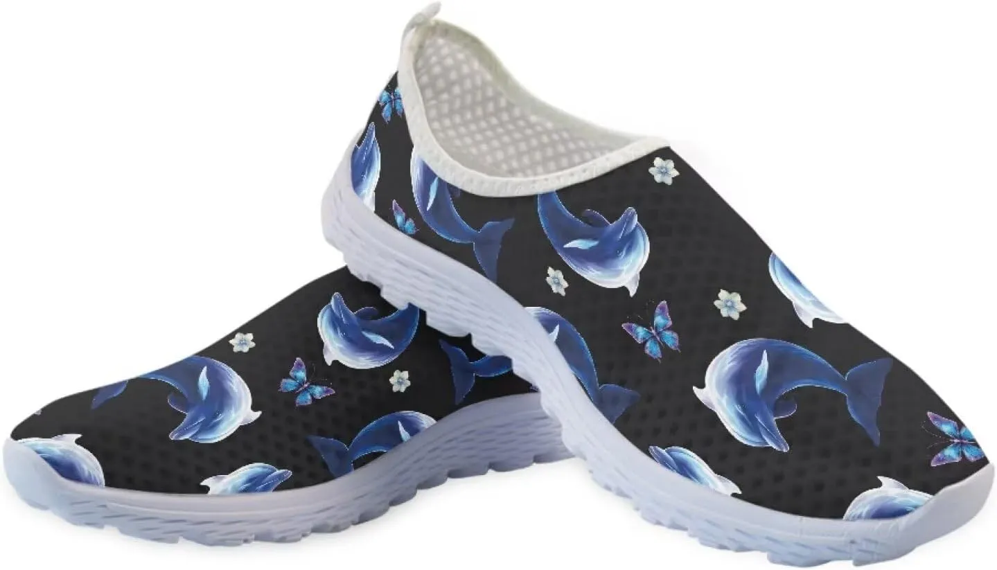 Mesh Slip on Shoes for Women: Casual Walking Shoe Non Slip Comfort Fashion Tennis Shoes Lightweight Sneaker for Work