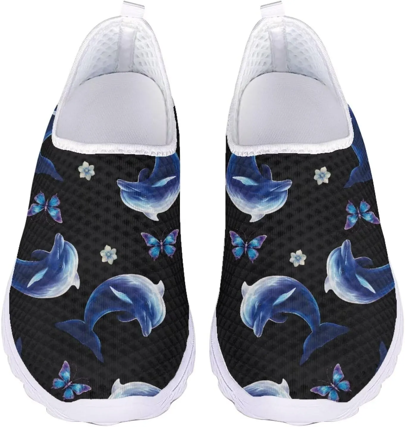Mesh Slip on Shoes for Women: Casual Walking Shoe Non Slip Comfort Fashion Tennis Shoes Lightweight Sneaker for Work