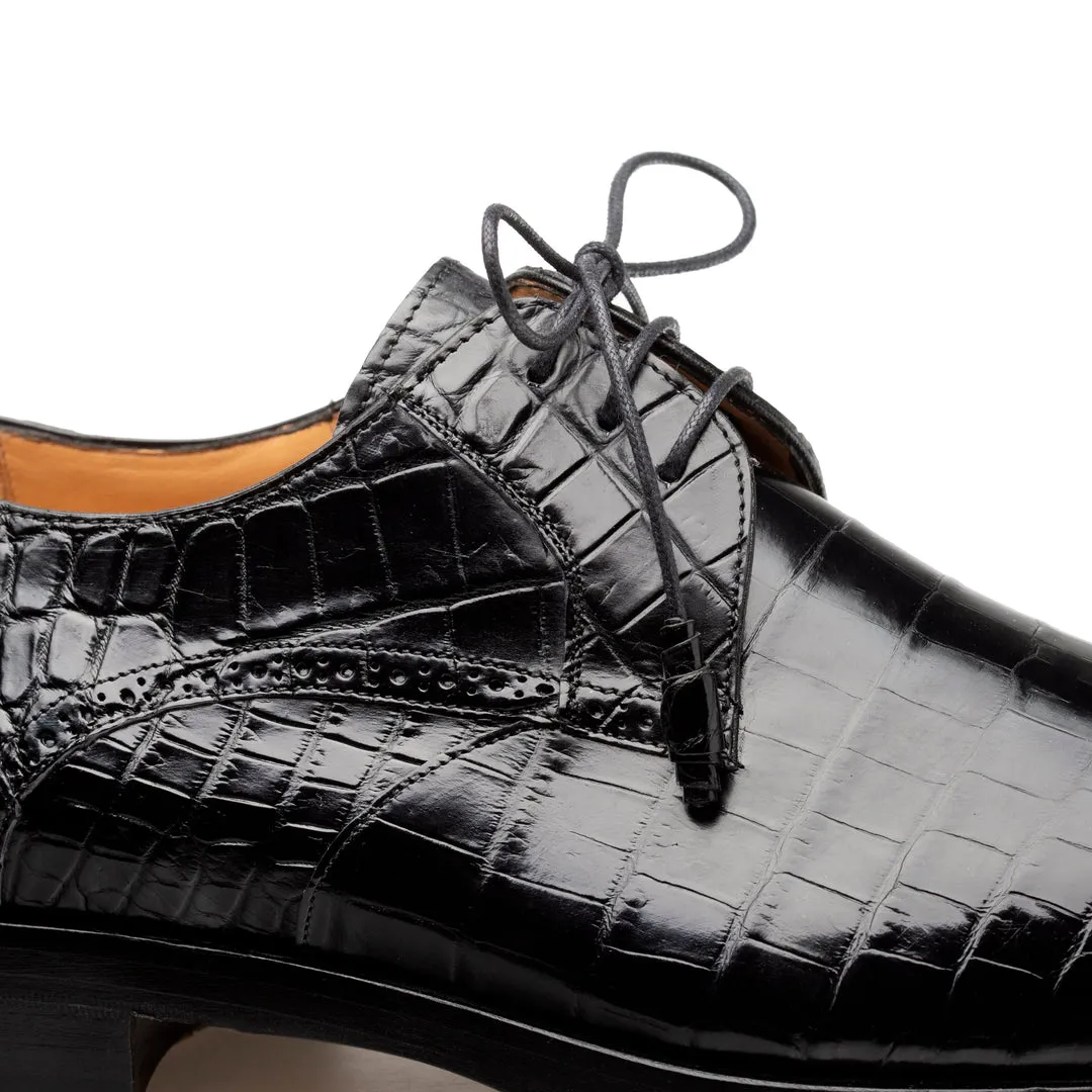 Mezlan Dandy EX4967-J Men's Shoes Exotic Alligator Lace-Up Derby (MZ3778)