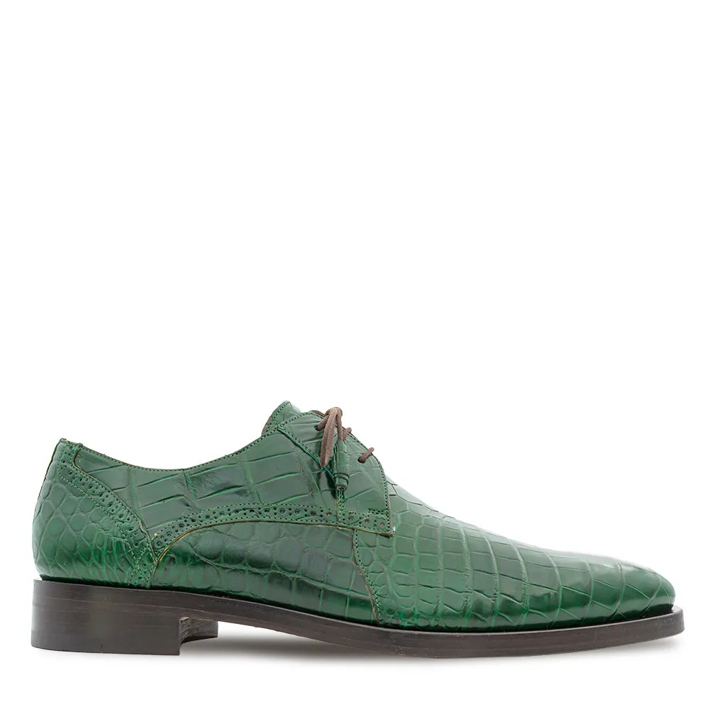 Mezlan Dandy EX4967-J Men's Shoes Exotic Alligator Lace-Up Derby (MZ3778)