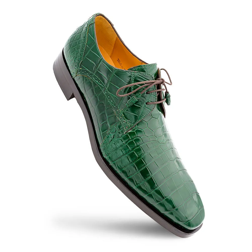 Mezlan Dandy EX4967-J Men's Shoes Exotic Alligator Lace-Up Derby (MZ3778)
