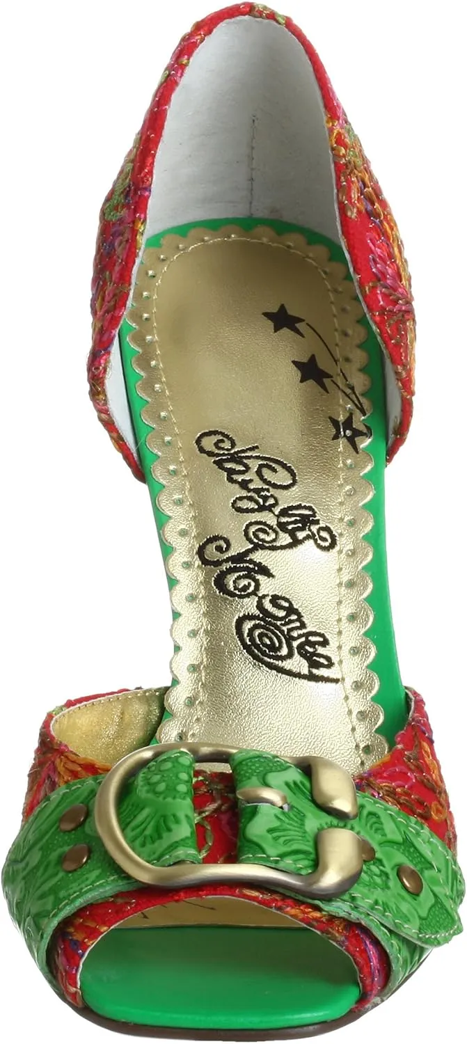 Naughty Monkey Women's Scribble Dibble Pump