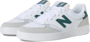 New Balance Men's 300 V3 Court Sneaker, White/Brighton Grey/New Spruce, 5