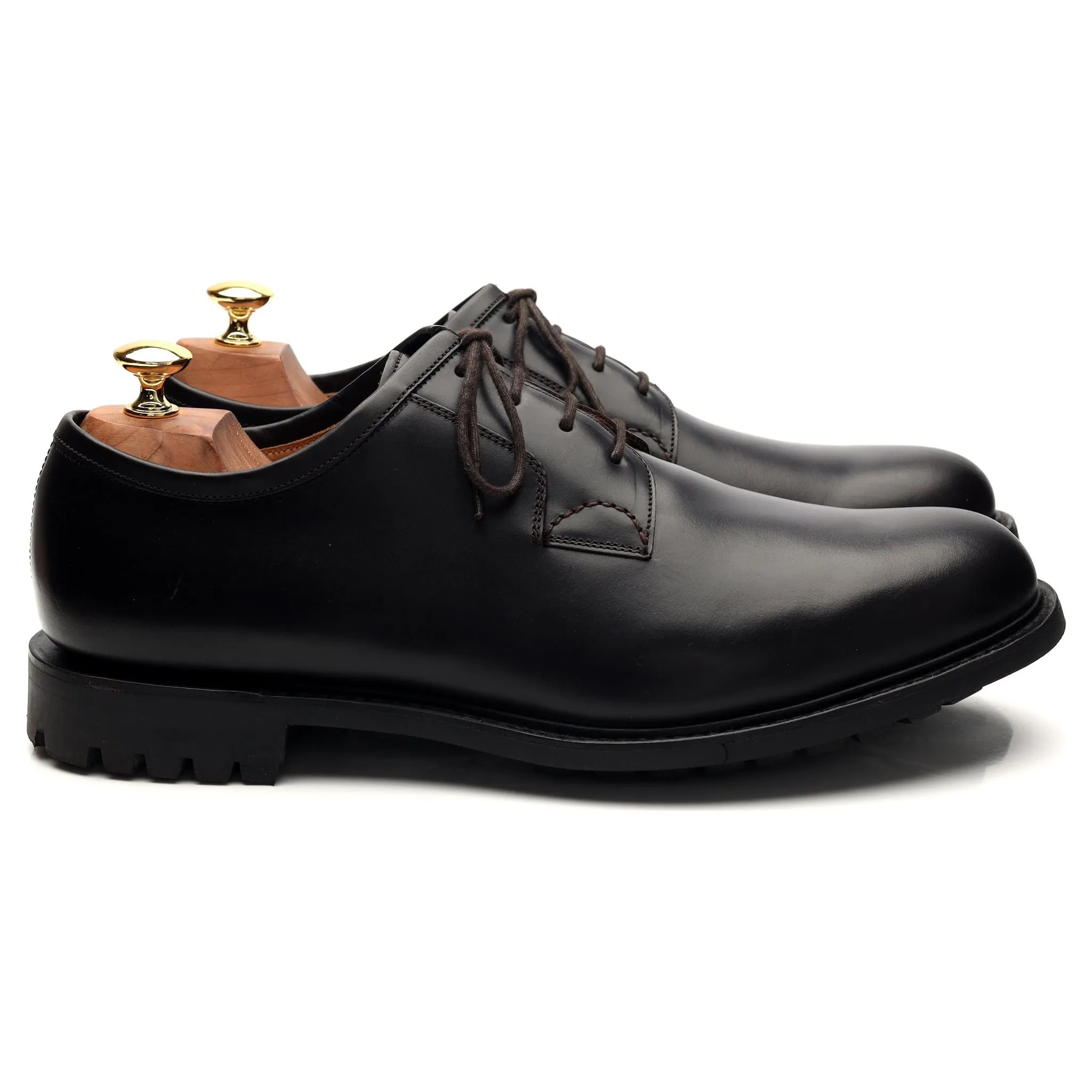 'Newbridge' Black Leather Derby UK 9 G