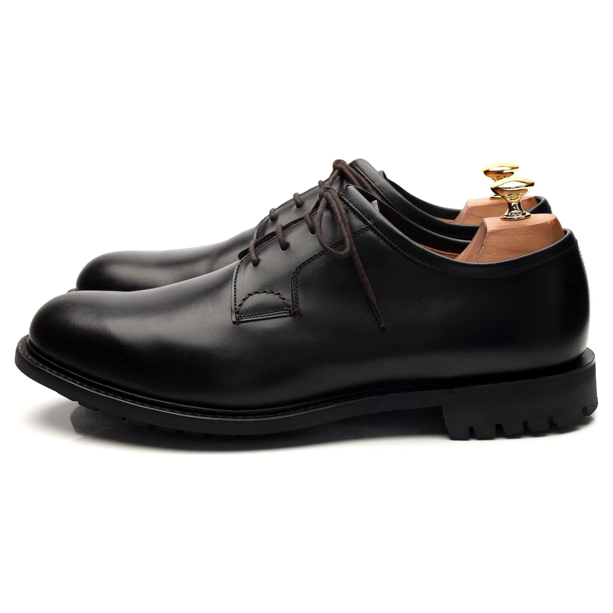 'Newbridge' Black Leather Derby UK 9 G
