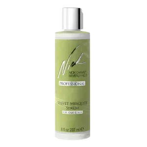Nick Chavez Beverly Hills Professional Velvet Mesquite Serum For Hair And Skin - Premium Hair and Skin Moisturizer, Thicker and Stronger Hair - Megasize 8 fl oz