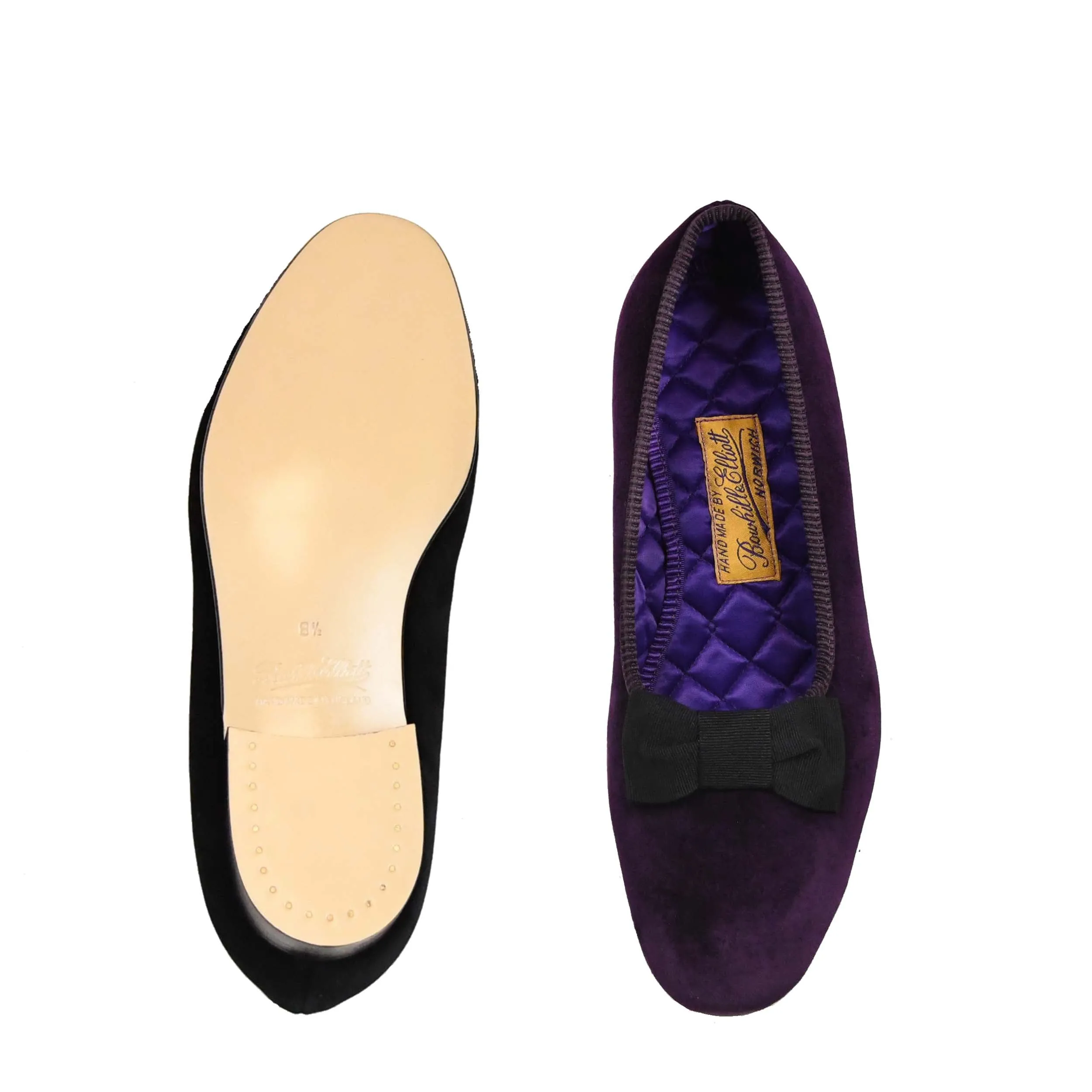 Opera Pump Purple Velvet, Bowhill & Elliott