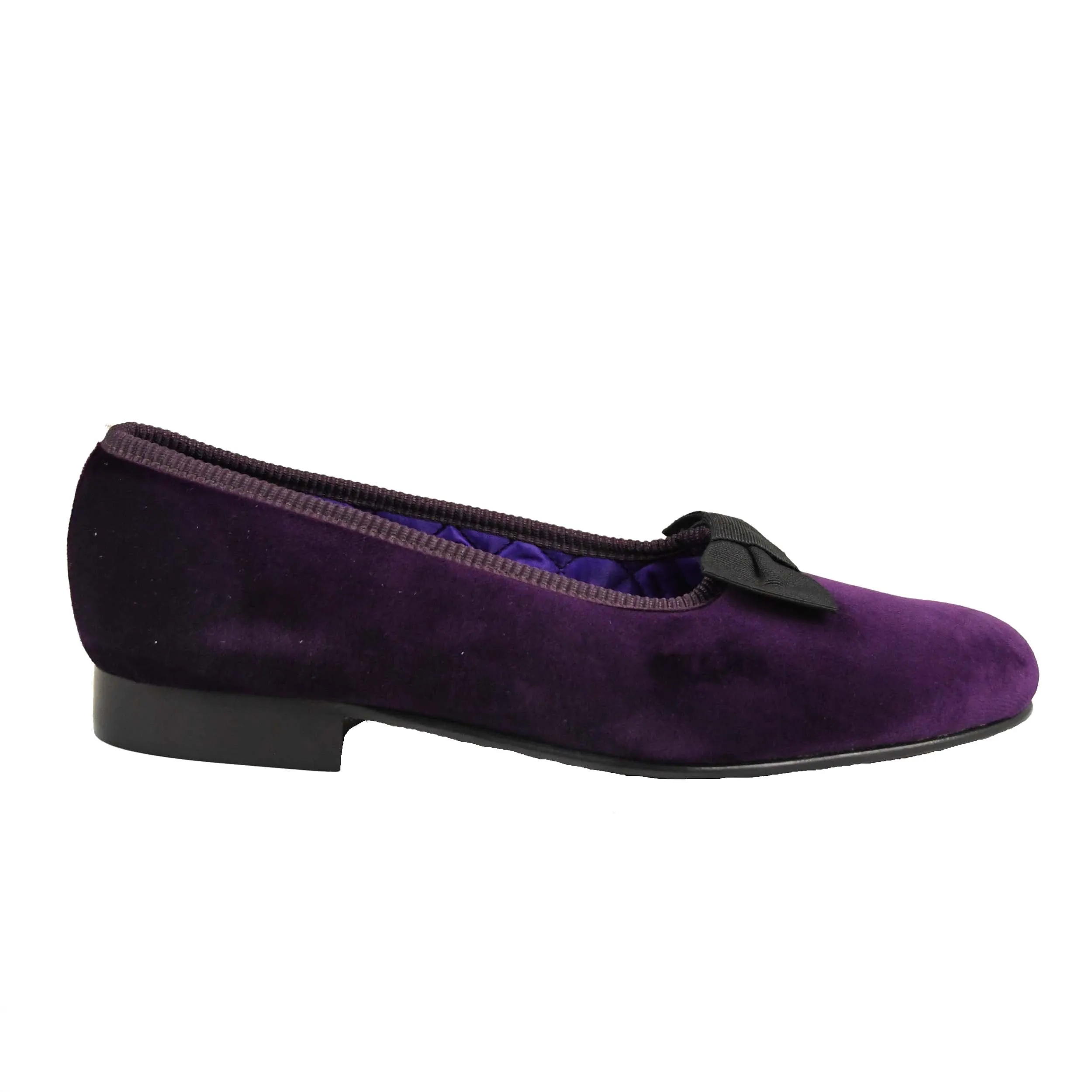 Opera Pump Purple Velvet, Bowhill & Elliott