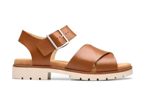 'Orinoco Cross' women's sandal - brown