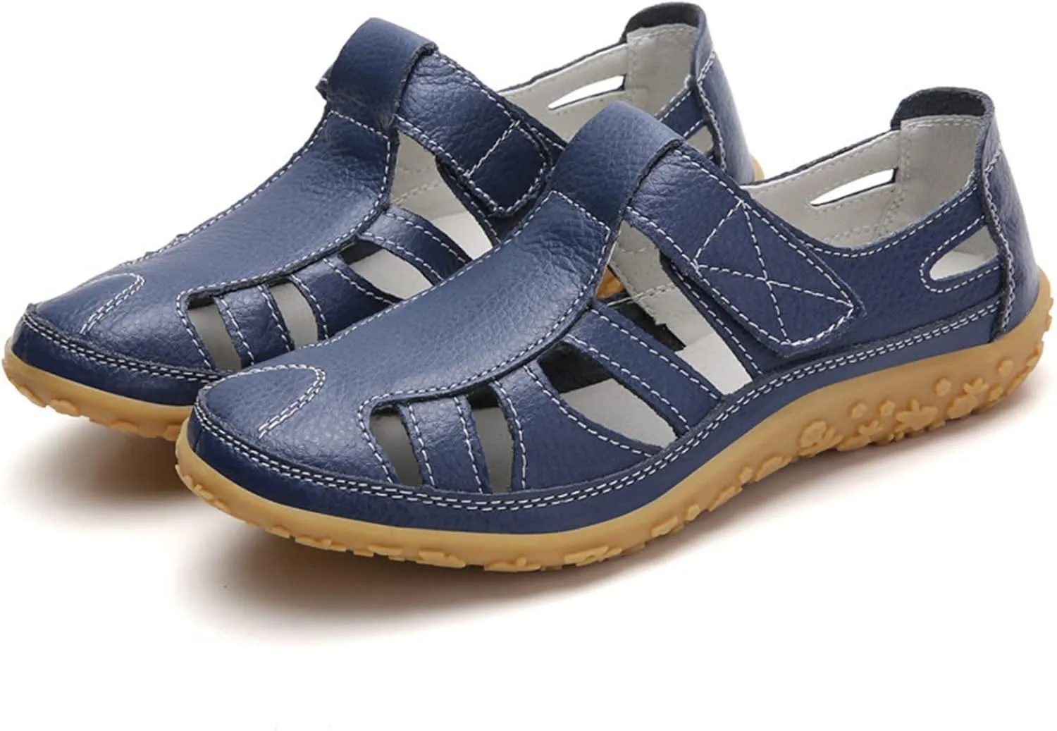 Orthopedic Sandals for Women Arch Support Summer Gladiator Sandals Closed Toe Hollow Sandal Comfort Soft Cushion Shoes