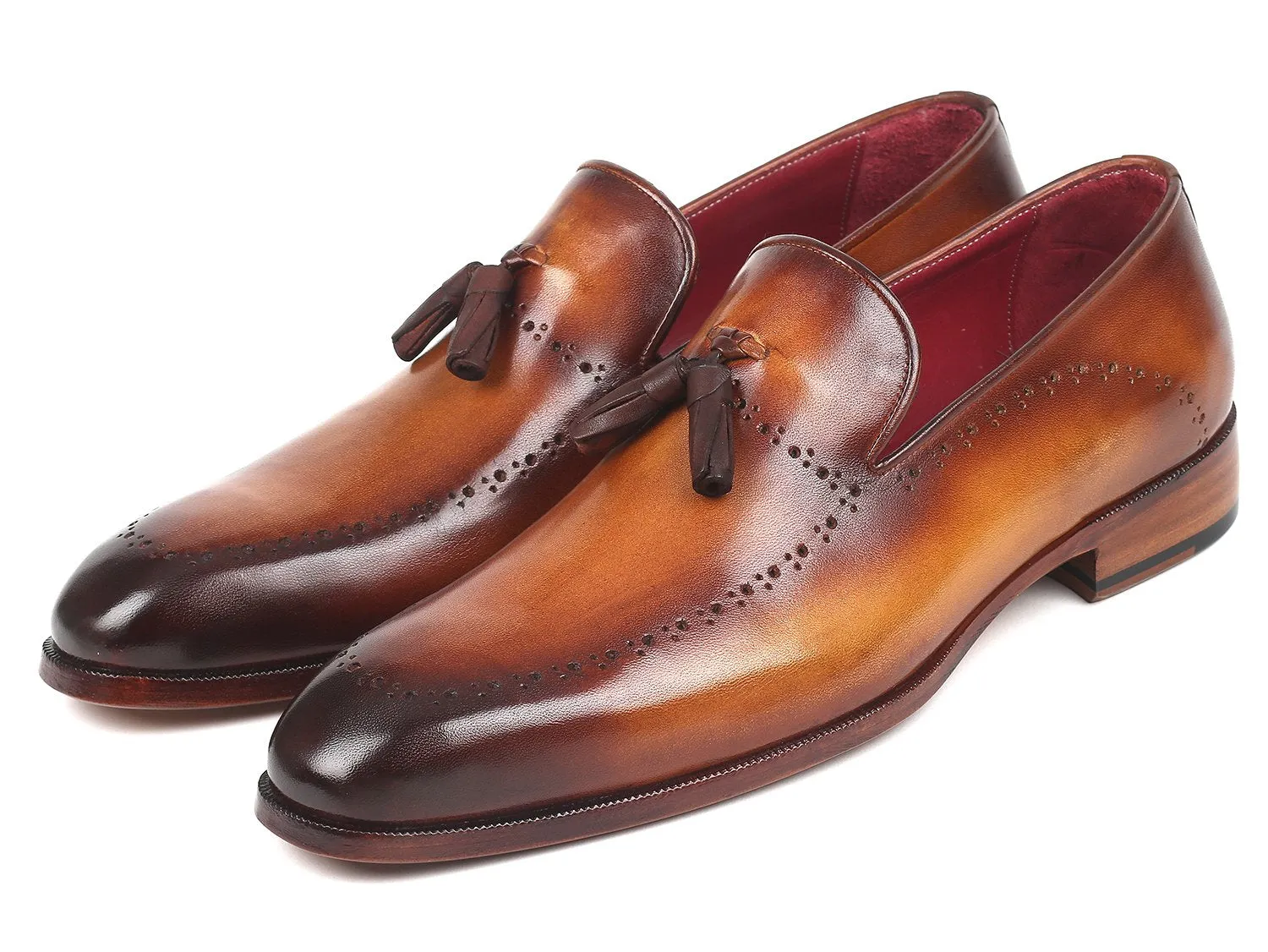 Paul Parkman Men's Tassel Loafer Brown