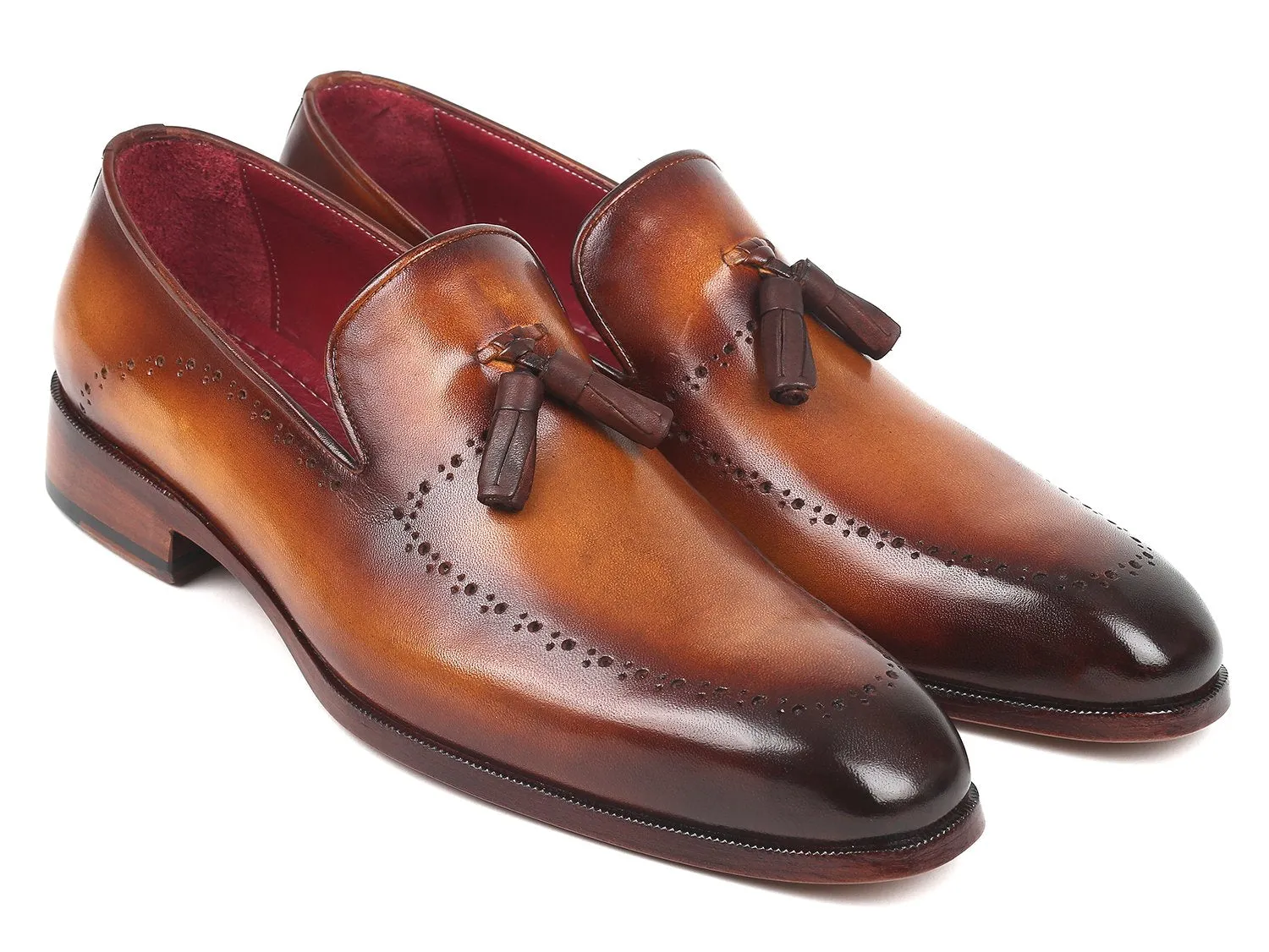 Paul Parkman Men's Tassel Loafer Brown