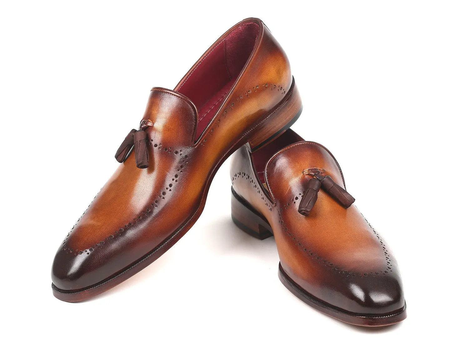 Paul Parkman Men's Tassel Loafer Brown