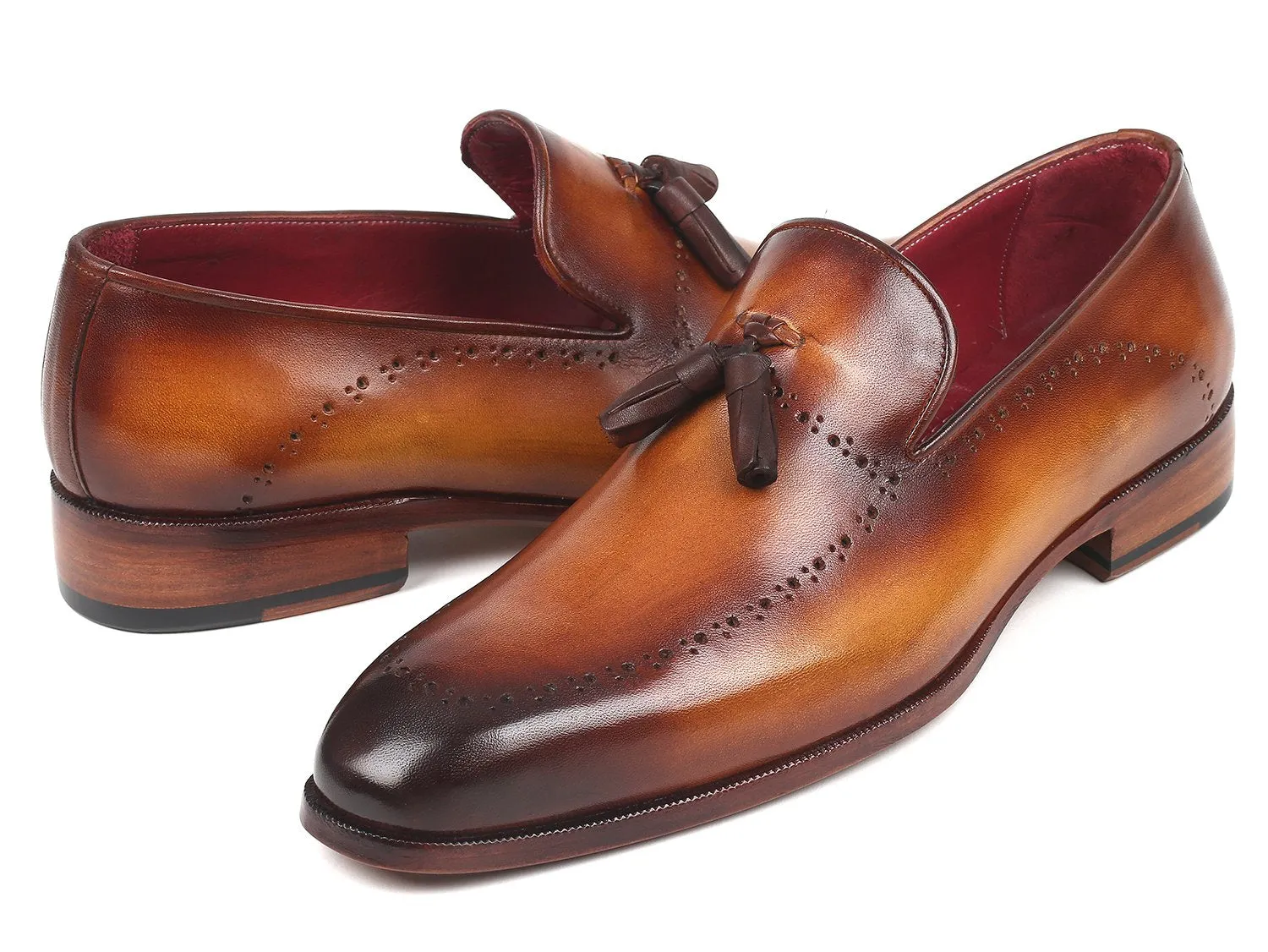 Paul Parkman Men's Tassel Loafer Brown