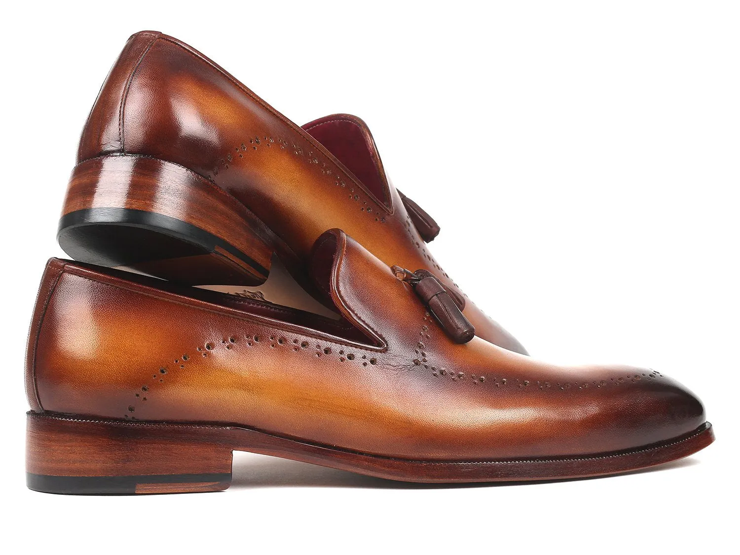 Paul Parkman Men's Tassel Loafer Brown