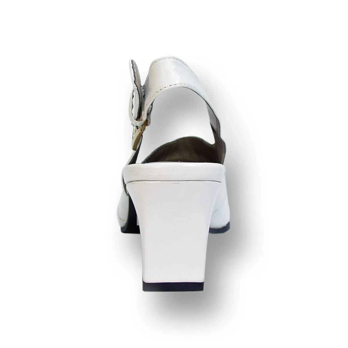 PEERAGE Susie Women's Wide Width Leather Slingback Pumps