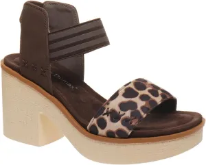 Pierre Dumas Women Open Toe Ankle Strap Platform Chunky Heeled Sandal