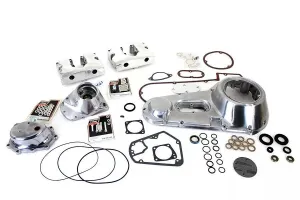 Polished Engine Dress Up Kit fits Harley Davidson 43-0564