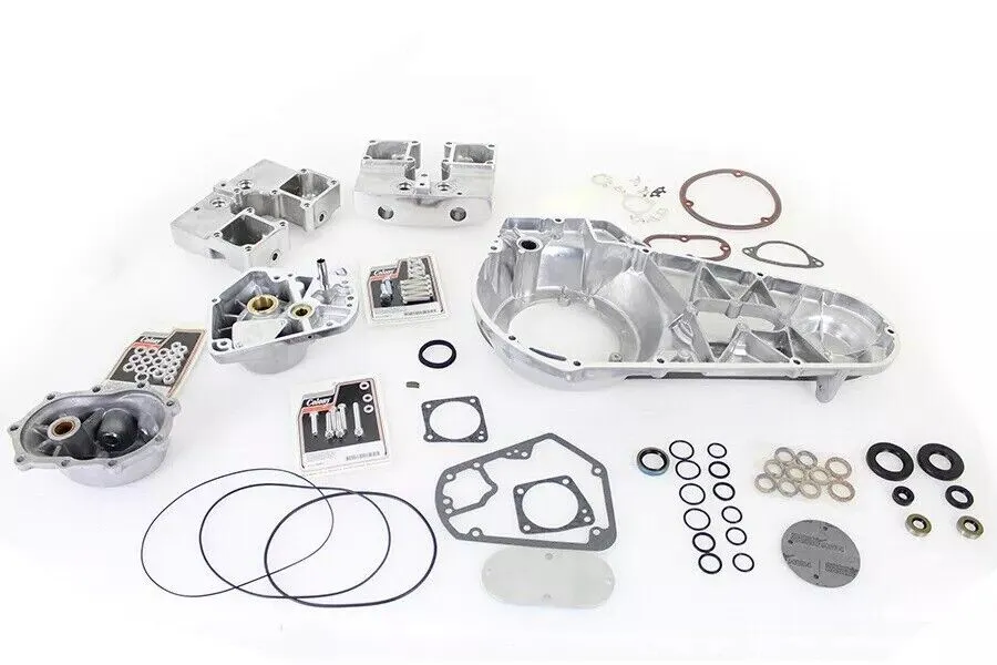 Polished Engine Dress Up Kit fits Harley Davidson 43-0564